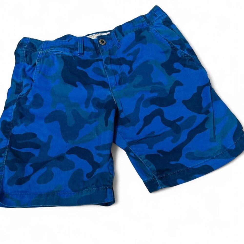 American Eagle Outfitters Blue Camo Cargo Shorts - Picture 1 of 8